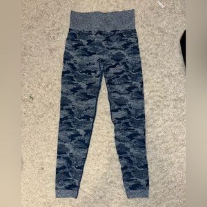 Blue Camo Drifit Athletic Leggings